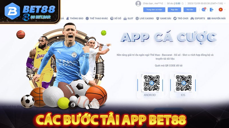 Hướng dẫn tải app bet88 cho các hệ điều hành 